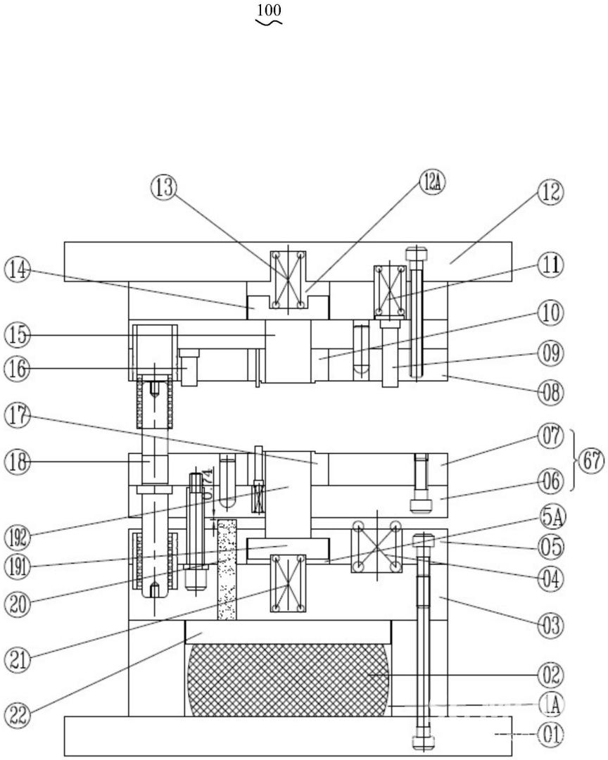 press mold-프레스 금형 성형 구조도